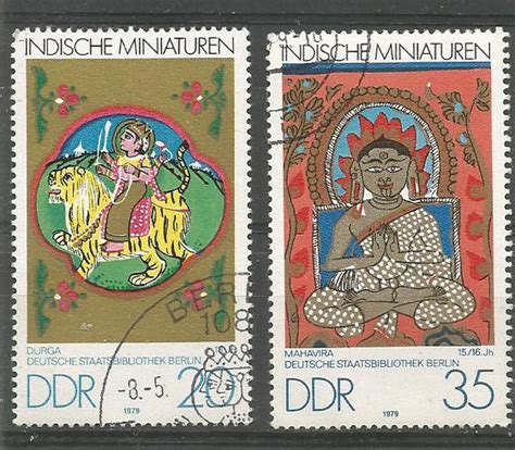 Indian Miniature Paintings on German Stamps- GDR 1979 – Stamp Digest