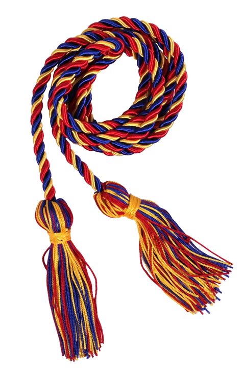 Red, Royal Blue and Gold Three Color Graduation Honor Cord – Graduation ...