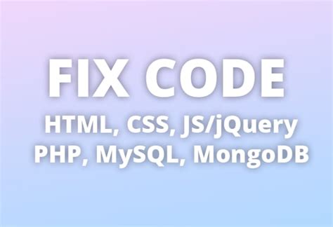 Image result for Fixing My Code