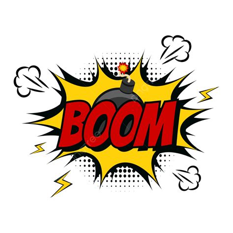 Comic Boom Png