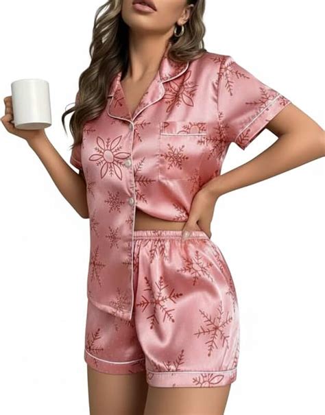 Amazon.in: Satin - Women's Pyjama Sets / Women's Sleep & Lounge Wear ...