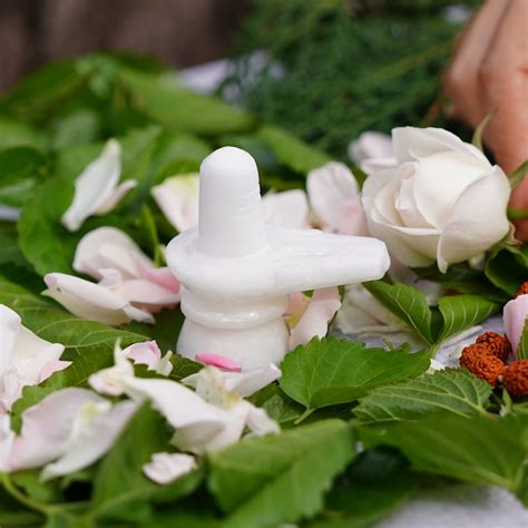 White Marble Shivling 2.5 Inch Height – ServDharm