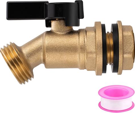 Amazon.com : BILAL Brass Rain Barrel Spigot Kit. 55 Gallon Water Tank ...