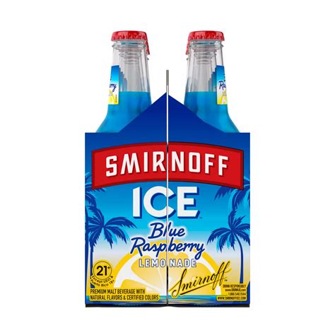 Smirnoff Ice Blue Raspberry Lemonade - Shop Malt beverages & coolers at ...