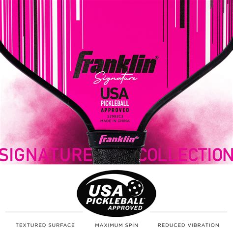 Franklin Signature Pro 13mm Pickleball Paddle Pink | USAPA Approved ...