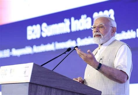 PM Modi attends B20 Summit India 2023