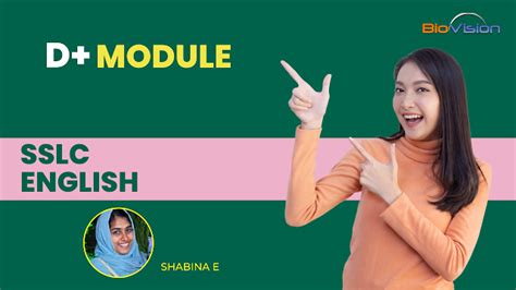 SSLC English - D+ Module - All Poem Appreciations