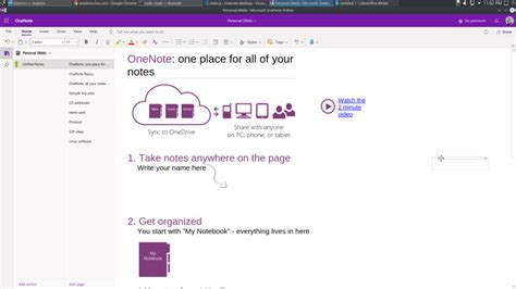 Image result for OneNote 2019 Desktop