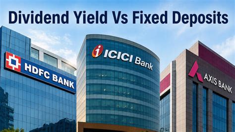 HDFC Bank vs ICICI Bank vs Axis Bank: Dividend yield or fixed deposit ...