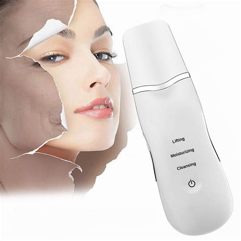 Zureni Ultrasonic Shovel Machine for Facial Skin Scrubber Lifting ...