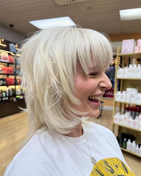 20 Trendy Ideas To Rock A Blonde Wolf Cut This Spring