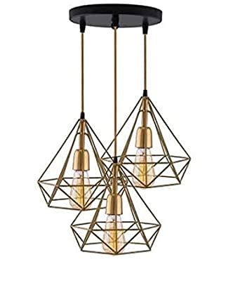 Buy GAUVIK Cluster Hanging Diamond Shape THALI Cluster Pendant Light ...