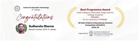 Center for Education Technology (CET) | IIT Jodhpur