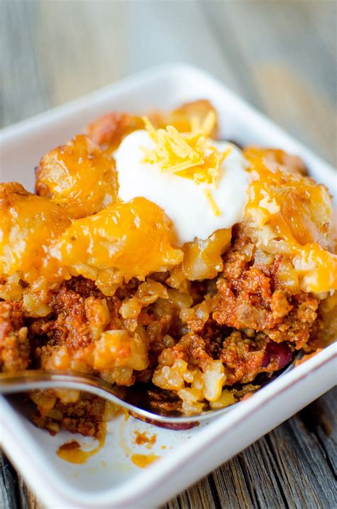 Super easy to make Crock Pot Tater Tot Sloppy Joes Casserole Recipe ...