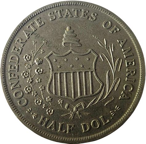 ½ Dollar - The Confederate States of America - United States – Numista