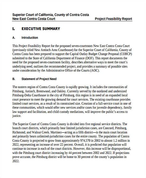 Image result for Feasibility Report Examples PDF