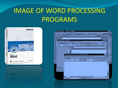 Image result for Examples of Word Processing Programs