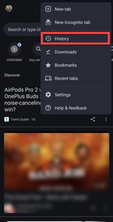 Image result for Open Browsing History