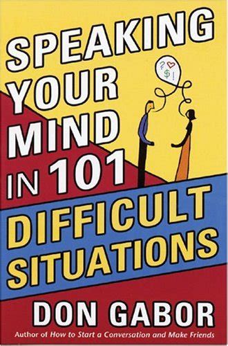 Buy Speaking Your Mind in 101 Difficult Situations Book Online at Low ...