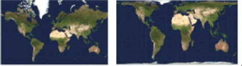 Peters Projection Map vs Mercator 的图像结果