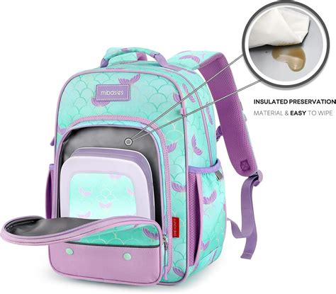 Buy mibasies Kids Backpack for Girls, Lightweight Elementary Student ...