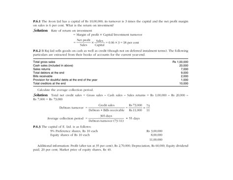 Financial statements analysis- Solved problems - Financial Management ...