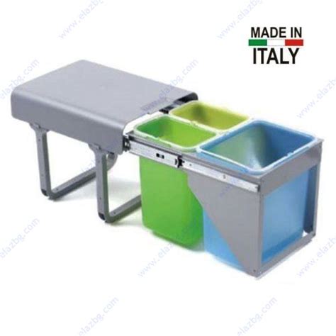 Кухненска кофа ЕКО ФРОНТ 40, монтаж към чело | Елаз - Мебелен обков