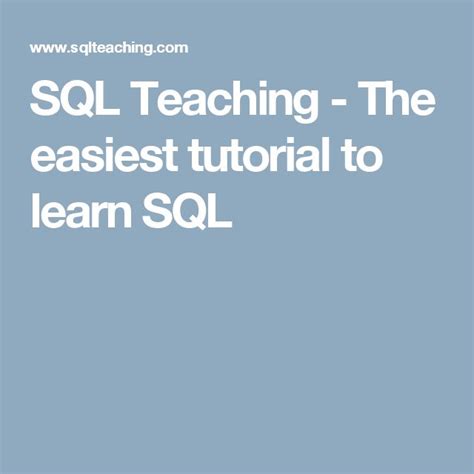 Quick SQL Tutorial 的图像结果