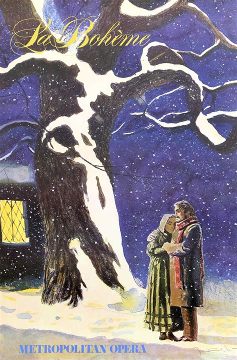 Jamie Wyeth - La Boheme (Metropolitan Opera) at 1stDibs