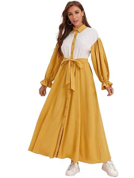 Buy Popuppataka Women's A-LINE MIDI & Maxi Dress(Yellow) at Amazon.in