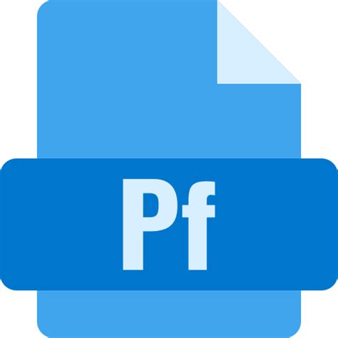 Icône de Pf Generic color fill | Freepik