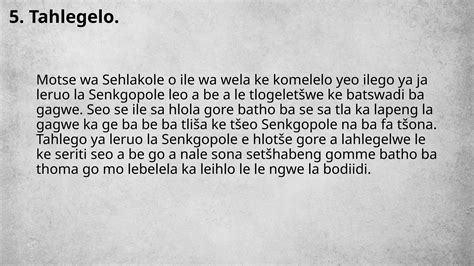 Pego ka sehlopha sa Bakwena: Morero wa padi ya Ra tla ra lokologa, eye ...