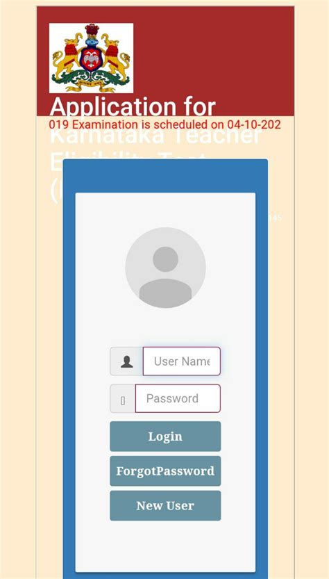 Click to download Karnataka Teachers' Eligibility Test Admission Card ...