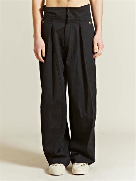 Mens Black Wide Leg Pants at JENENGE blog