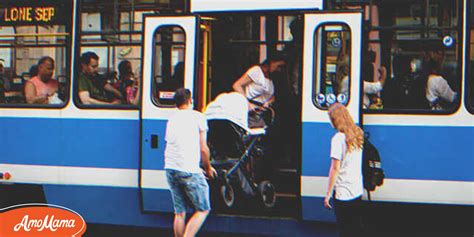 Hombre ayuda mamá primeriza a subir el cochecito al tranvía: regresa a ...