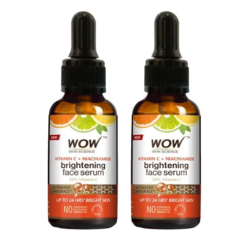 WOW Skin Science Brightening 20% Vitamin C Face Serum | Boost Collagen ...