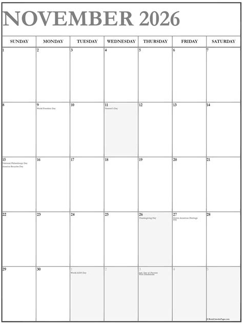 How Many Days Until November 20 2026 How Many Days In 2026 - PrimaNYC.com