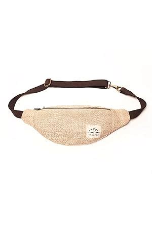 Himalayan Trooper - Pure Hemp Waist Bag in Off-White | Handmade with ...