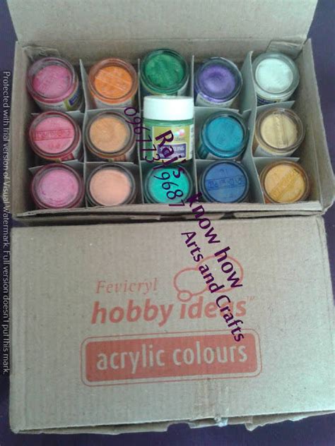 Fevicryl metallic Acrylic colour set 15 in 1 set – KnowHowArtCraft