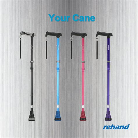 Rehand All Terrain Walking Cane - Foldable Colorful Mobility Aid for ...