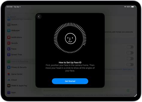 Set up Face ID on iPad - Apple Support