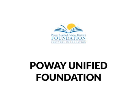 Sponsor Benefits - Sponsorships - POWAY UNIFIED FOUNDATION