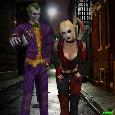 Harley Quinn And Joker Arkham City