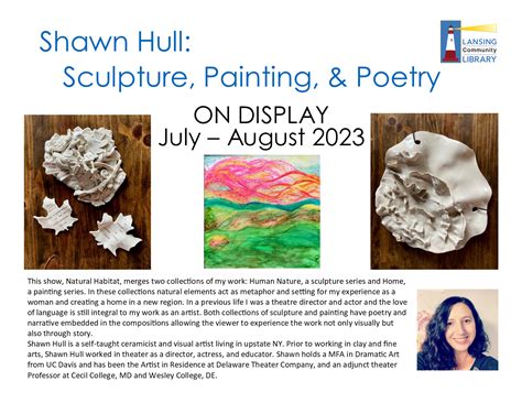On Display - Sculpture, Painting, & Poetry by Shawn Hull - Lansing ...
