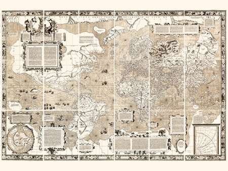 Karmakara Nova et Aucta Orbis Terrae Descriptio 1569 by Anonymous ...