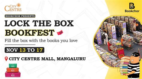 Lock The Box Book Fest - Mangalore, City Centre Mall - Mangalore, 13 ...