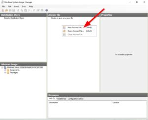 Create Answer File 的图像结果