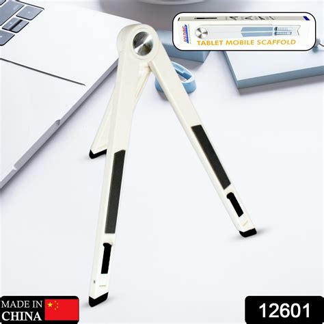 Slim Tablet Mobile Stand Adjustable Foldable Tablet Stand Scaffold (1 ...