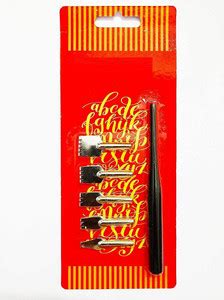 BM RETAIL Calligraphy Dip Pen Holder Set Artist Comic Pen Tool Dip Pen ...