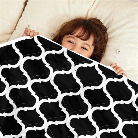 Black and Grey Abstract Kids Single Comforter | Divine Casa